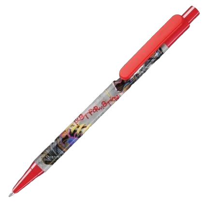 Supersaver Foto Ballpoint Pen - Red