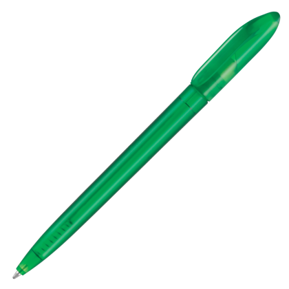 Supersaver Twist Frost Ballpoint Pen - Lime Green