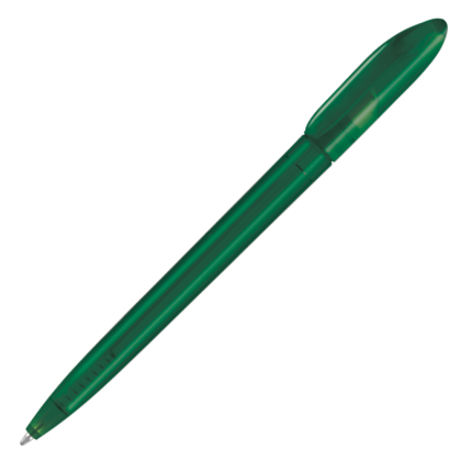 Supersaver Twist Frost Ballpoint Pen - Dark Green