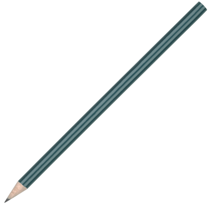 Standard Wooden Pencil with No Eraser - Green