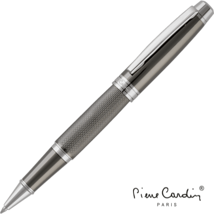 Pierre Cardin Academie Metal Rollerball Pen - Gun Metal Chrome