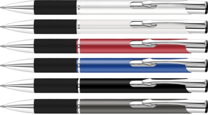 Electra Satin Grip Metal Ballpoint Pen