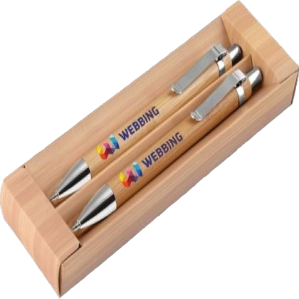 Pen Set - Rodeo Bamboo Pen and Pencil with PB72 Box