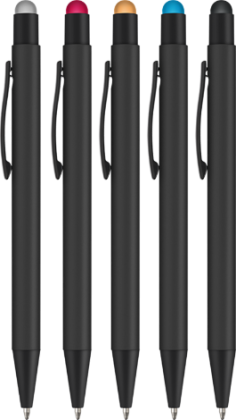 Ergo-i Soft Feel Noir Metal Ballpoint Pen with Stylus