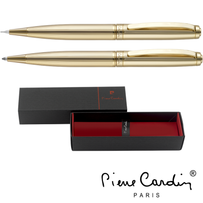 Pen Set - Pierre Cardin Lustrous Gold Pen and Pencil with PB15 Box