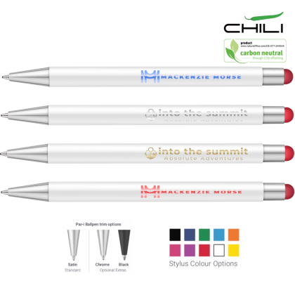 Recycled Par-i Stylus Ballpoint Pen by Chili