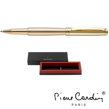 Pierre Cardin Lustrous Metal Rollerball Pen - Gold with PB17 Box