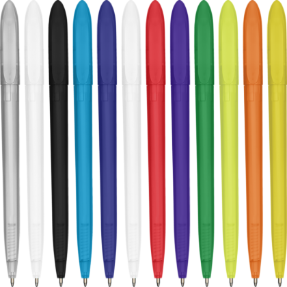 Supersaver Twist Frost Ballpoint Pen (Blue Ink)