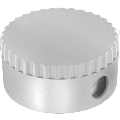 Recycled Pencil Sharpener - Silver