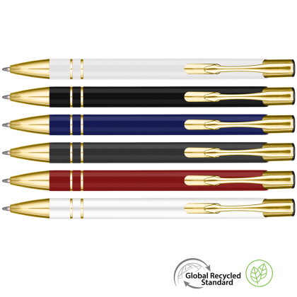 Electra Oro GRS Recycled Metal Ballpoint Pen