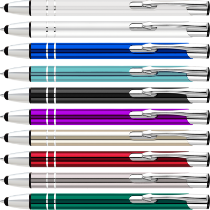Electra Metal Touch Stylus Ballpoint Pen
