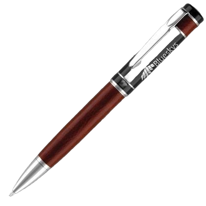 Grafton Ballpoint Pen - Brown - Black