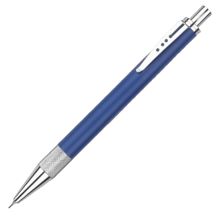 Monaco Metal Mechanical Pencil - Blue - Silver