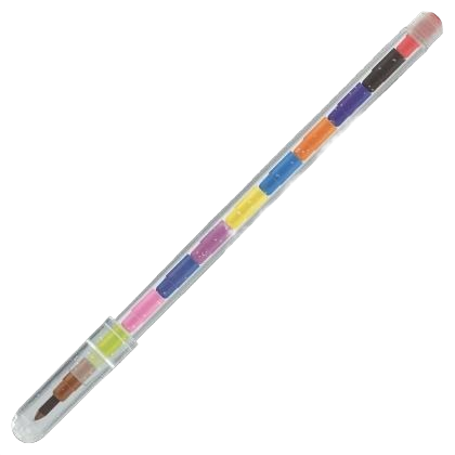Popper Crayon Pen - Multicolour