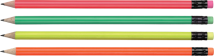 Wooden Pencil - Flurorescent Colours
