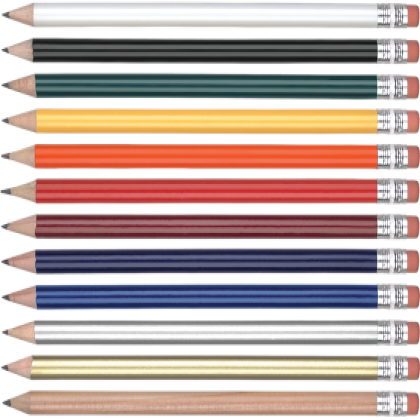 Standard Wooden Pencil with Pink Eraser