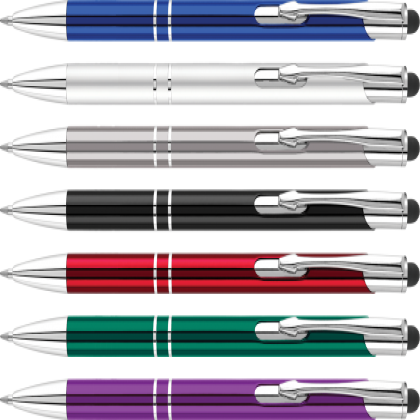 Electra-i Classic Metal Ballpoint Pen with Stylus