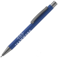 Ergo Soft Feel GRS Recycled Ballpoint Pen - Medium Blue