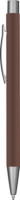Ergo Soft Feel Metal Ballpoint Pen - Brown