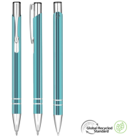 Electra GRS Recycled Metal Ballpoint Pen - Light Blue