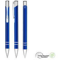 Electra GRS Recycled Metal Ballpoint Pen - Dark Blue