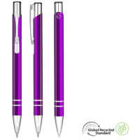 Electra GRS Recycled Metal Ballpoint Pen - Purple