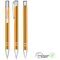 Electra GRS Recycled Metal Ballpoint Pen - Orange