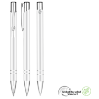 Electra GRS Recycled Metal Ballpoint Pen - Silver