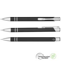 Electra GRS Recycled Mechanical Metal Pencil - Black - Silver