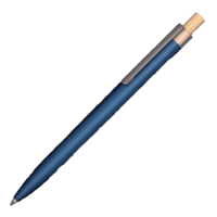 Second-Life GRS Recycled Metal Ballpoint Pen - Navy Blue
