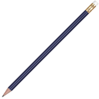 Wooden Oro Pencil with White Eraser - Blue Unsharpened
