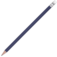 Wooden Argente Pencil with White Eraser - Blue