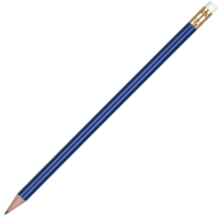 Wooden Oro Pencil with White Eraser - Medium Blue Unsharpened