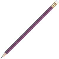 Wooden Oro Pencil with White Eraser - Purple Unsharpened