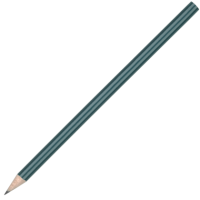 Standard Wooden Pencil with No Eraser - Green