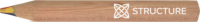 Wooden Pencil with 4 Coloured Leads