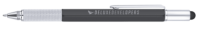 Tradesman Metal Ballpoint Pen with Tools & Stylus