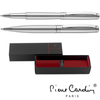 Pen Set - Pierre Cardin Lustrous Chrome Pen and Rollerball with PB15 Box