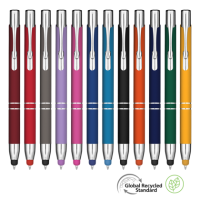 Electra Classic GRS Recycled Soft Feel Metal Ballpoint Pen with Stylus