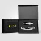 Raven Stainless Steel & Silicone Wine Set & Gift Box – 2 Pcs