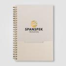 Lino FSC Paper Spiral Binding Vertical Pocket Notebook - A5