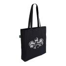 Endeavour Cotton 5oz Tote Shopper In Black