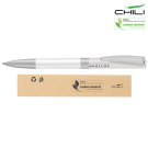 Nolo Ballpoint Pen by Chili - White - Dark Grey