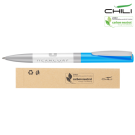 Nolo Ballpoint Pen by Chili - White - Light Blue