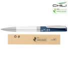 Nolo Ballpoint Pen by Chili - White - Dark Blue