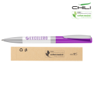 Nolo Ballpoint Pen by Chili - White - Purple