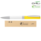 Nolo Ballpoint Pen by Chili - White - Yellow
