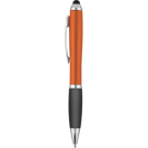 Contour-i Metallic Frost Ballpoint Pen with Stylus - Orange