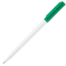 Corporate Cap Ballpoint Pen - White - Green