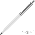 Pierre Cardin Classic Script Metal Ballpoint Pen - White